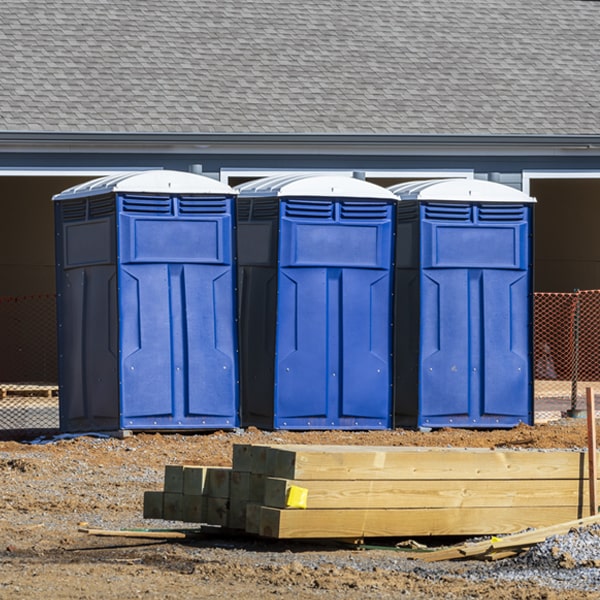 how do you dispose of waste after the porta potties have been emptied in Cassadaga